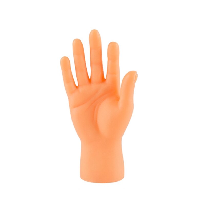 K5DC Miniature Finger Puppet Tiny Hand Finger Cot Palm Shaped Flat Hand Mini Hand