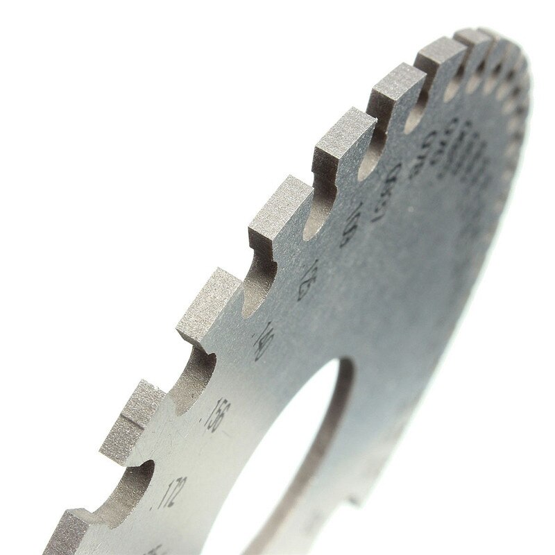Thickness Measuring Gauge 0.3125"-0.007" Scale Stainless Steel Round Diameter Gage Tool For Non-ferrous Wire And Metal