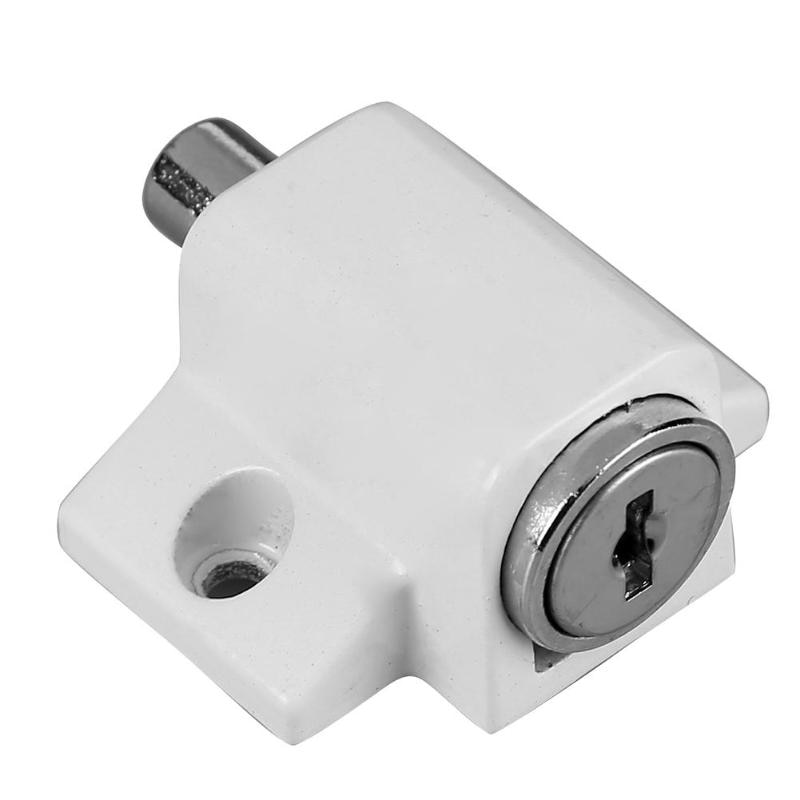 Serrature delle finestre di Scudo Finestra Scorrevole in Alluminio Serrature Di Sicurezza in Acciaio Porte Finestre Serratura di Sicurezza con 2 Chiavi