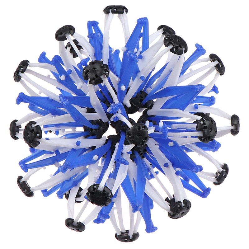 1Pc Novelty Uitbreidbaar Ademhaling Bal Speelgoed Bol Stress Reliever Fidget Speelgoed Gooien Bal Stretching Krimpen Bal: blue