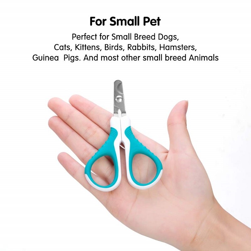Kæledyr negleklipper kat negleklipper rustfrit stål pleje saks hund negle klipper kat cutter kat klør tå neglepleje