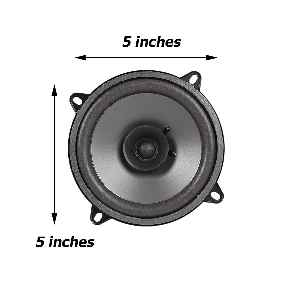 TS-601 6 inch 500W Car Speaker Durable Stereo Surround Sound High Sensitivity Vehicle Indoor Audio Music Stereo Speaker Black: B