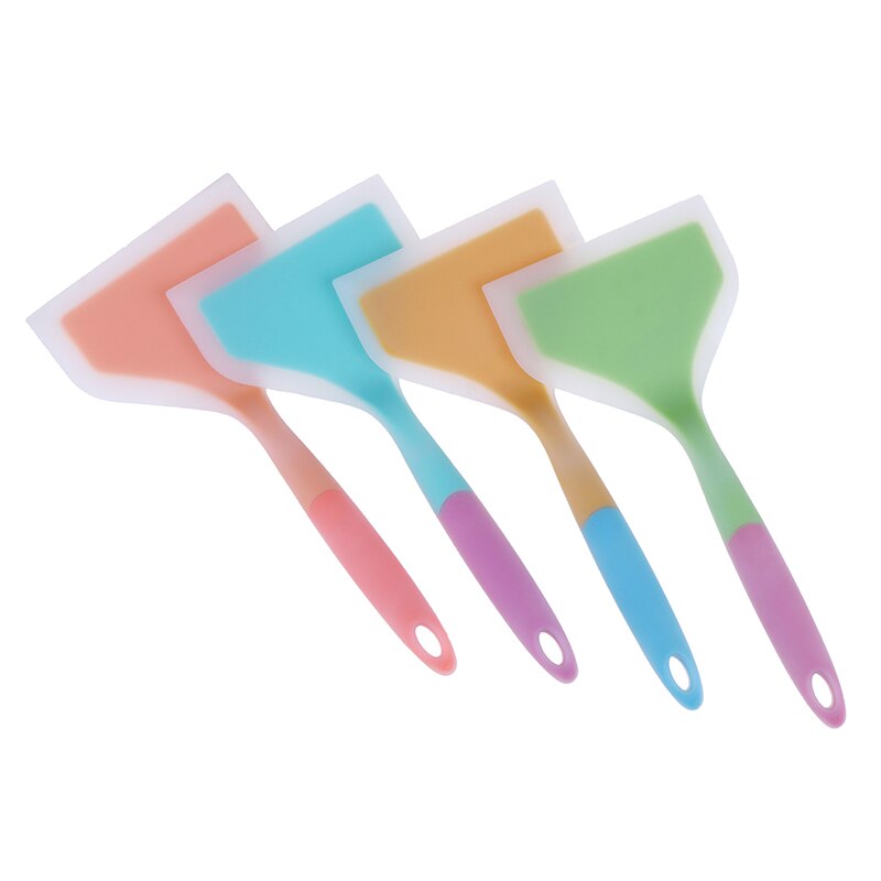Silicone Spatula Beef Meat Egg Kitchen Scraper Wide Pizza Shovel Non-stick Turners Food Lifters Home Cooking Utensils