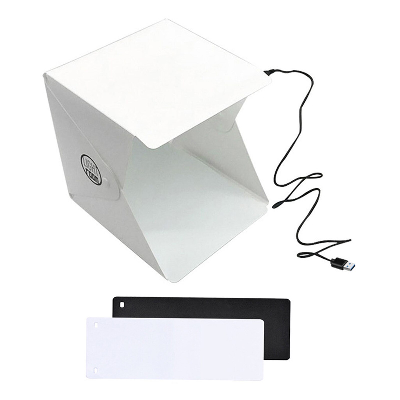 35#35#Background LED Folding Lightbox Portable Photography Photo Studio Softbox Brightness Light Box DSLR Mini studio