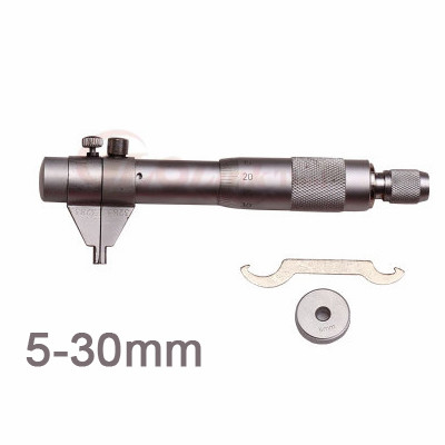 5-30/25-50/50-75/75-100mm/100-125mm/125-150mm/150-175mm indvendigt mikrometer caliper gauge indvendigt mikrometer til indvendig måling: 5-30mm