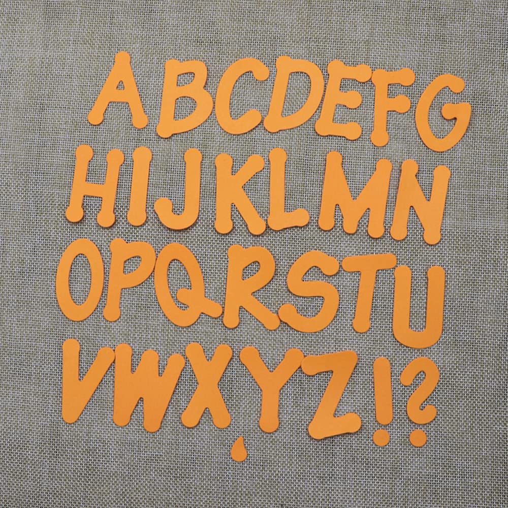 Large Big Alphabet Set Die Cut Letter Metal Cutting Dies Stencil Scrapbooking Embossing Christmas Craft