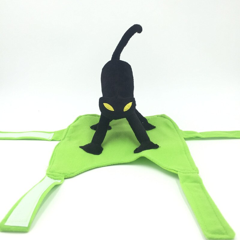 Gomaomi-Disfraz con forma de gato en mi espalda para perro, ropa para jinete, Halloween, para mascotas, perros pequeños y medianos