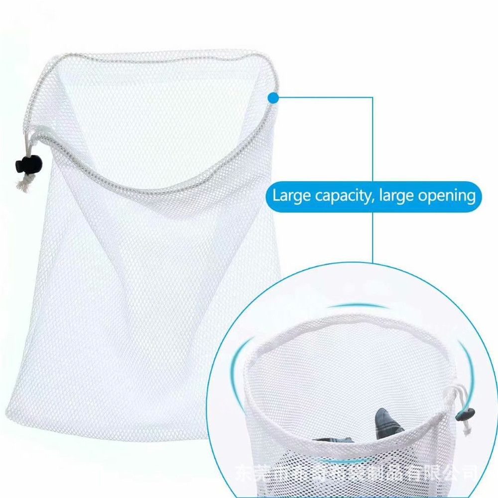 1PC Reusable Mesh Kitchen Storage Bags Washable Eco Friendly Bag For Grocery Supermarket Fruit Vegetable Toys Sundries Storage