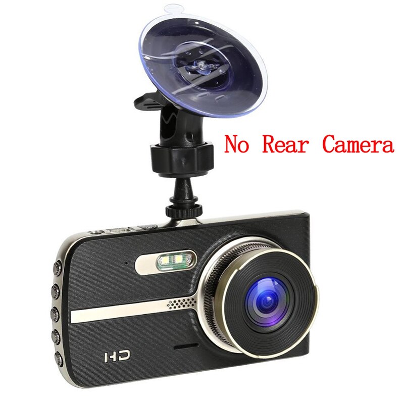 Caméra automobile FHD 1080P 4 pouces | Double objectif, Vision nocturne, capteur G, vue arrière, enregistreur Auto, caméra de tableau de bord, enregistreur vidéo Dashcam DVR: Single Camera / 16G