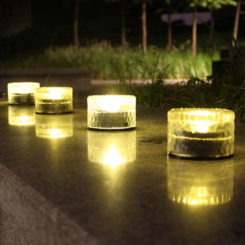 2020 novo 3 pçs passo da escada cubo de luz solar led ao ar livre lâmpada jardim à prova dwaterproof água tijolo gelo luzes parede subterrânea iluminação embutida