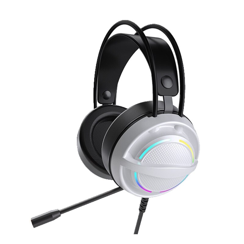 E65A PSH-100 Gaming Headset With Microphone RGB Wired Earphones 7.1 Surround Sound Computer Game Headphones For PS4 PC Laptop