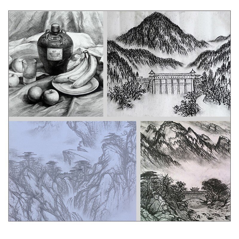 24 pcs Painting Sketching Drawing Hard Medium Soft Charcoal Pencils Set Non-toxic for Drawing Stationery Supplies