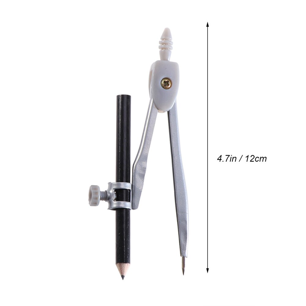 Compass for Geometry Precision Compass with Pencil Holder for Math Drafting