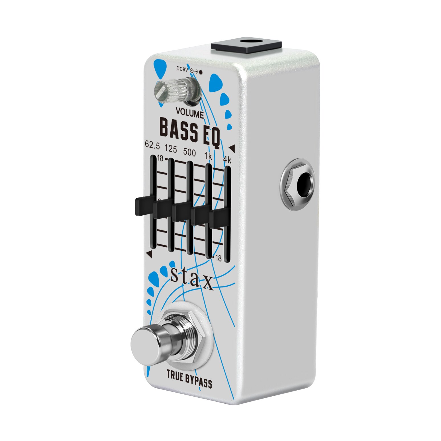 Stax LEF-317B Bass EQ Pedal 5 Band Equalizer Pedals For Parametric Equalizer Frequency Compensator Guitar Effects Pedals ±18d