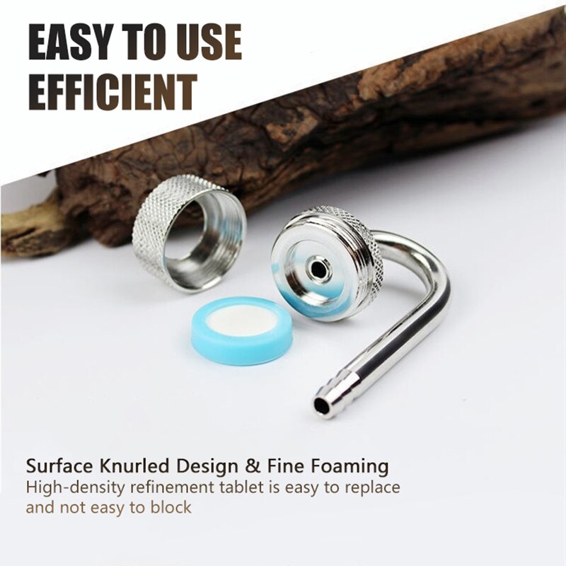 Aquarium CO2 Atomizer System Diffuser Carbon Dioxide Reactor For Fish Tank Aquatic Control Water