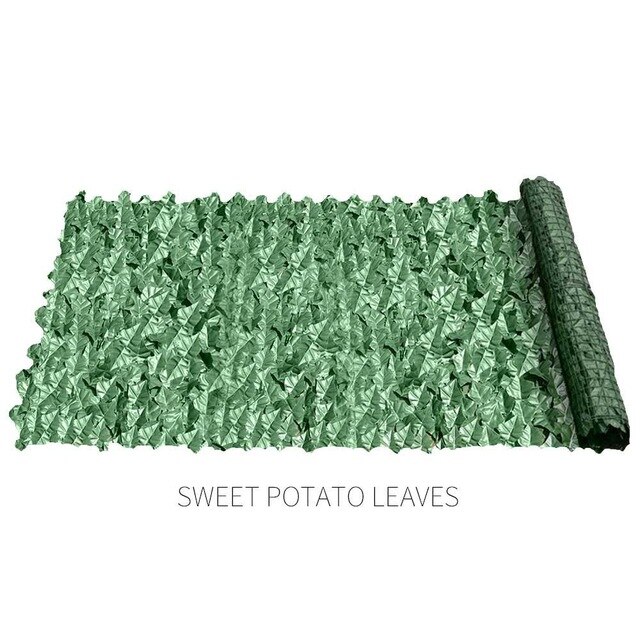 50cm Hinterhof Grün Wände Garten Grenze Stein Gärten Garten Zaun Praktische draussen drinnen Verwenden Gartenarbeit gepflastert: Süss Kartoffel Blatt
