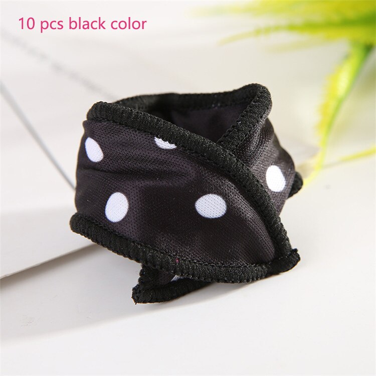 1/ 5/ 10 Pcs/Set Hair Curlers Soft Sleep Pillow Hair Rollers Best Flexible Foam And Sponge Magic Hair Care Diy Hair Styling Tool: 10 pcs black