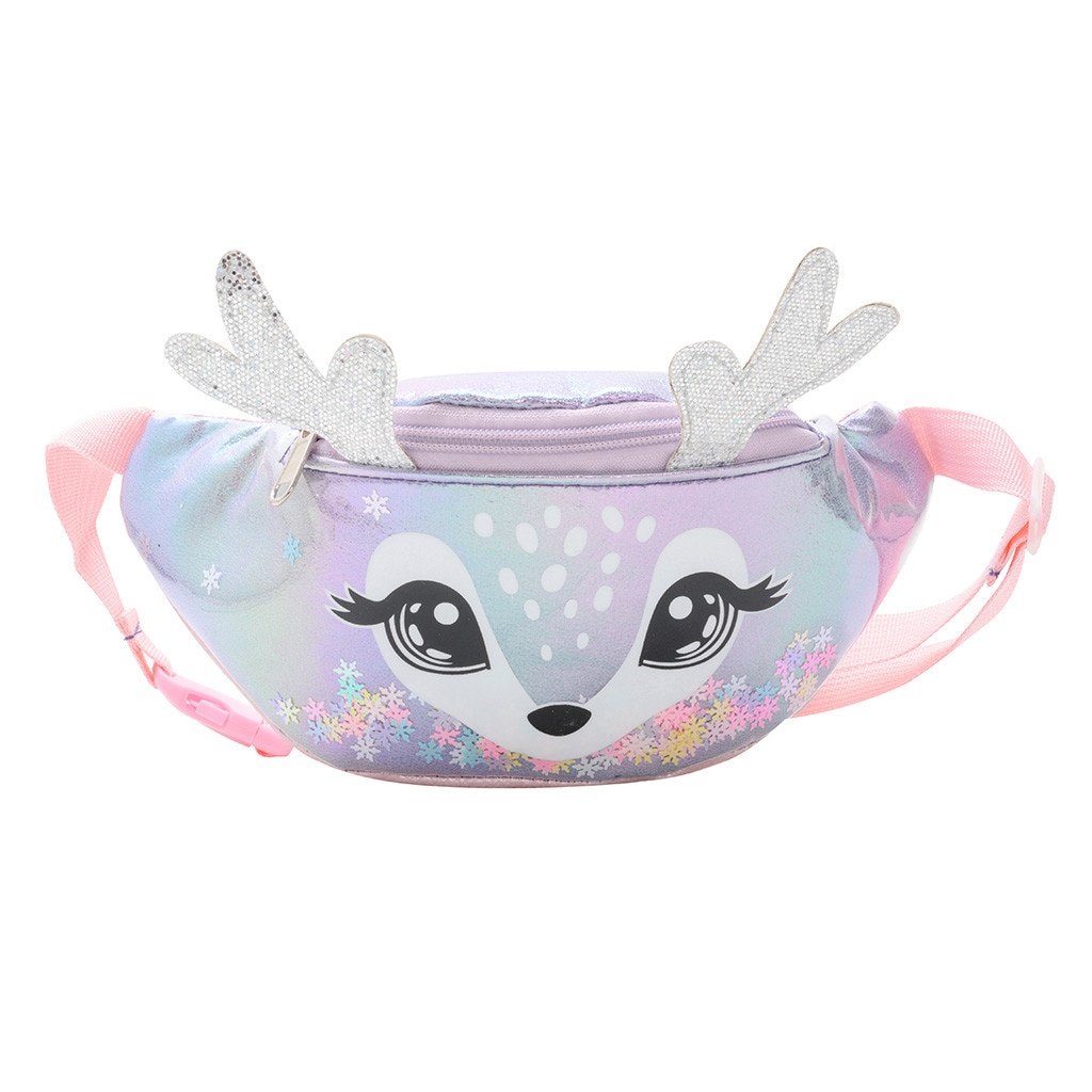 20# Kids Children Girls Cute Cartoon Messenger Crossbody Bag Waist Bag Chest Bags Ladies Hand Bags Bolsos De Paja Verano