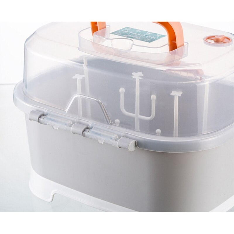 Étagère de séchage de biberons pour bébé, boîte de rangement de biberons pour -né, vaisselle 24BE