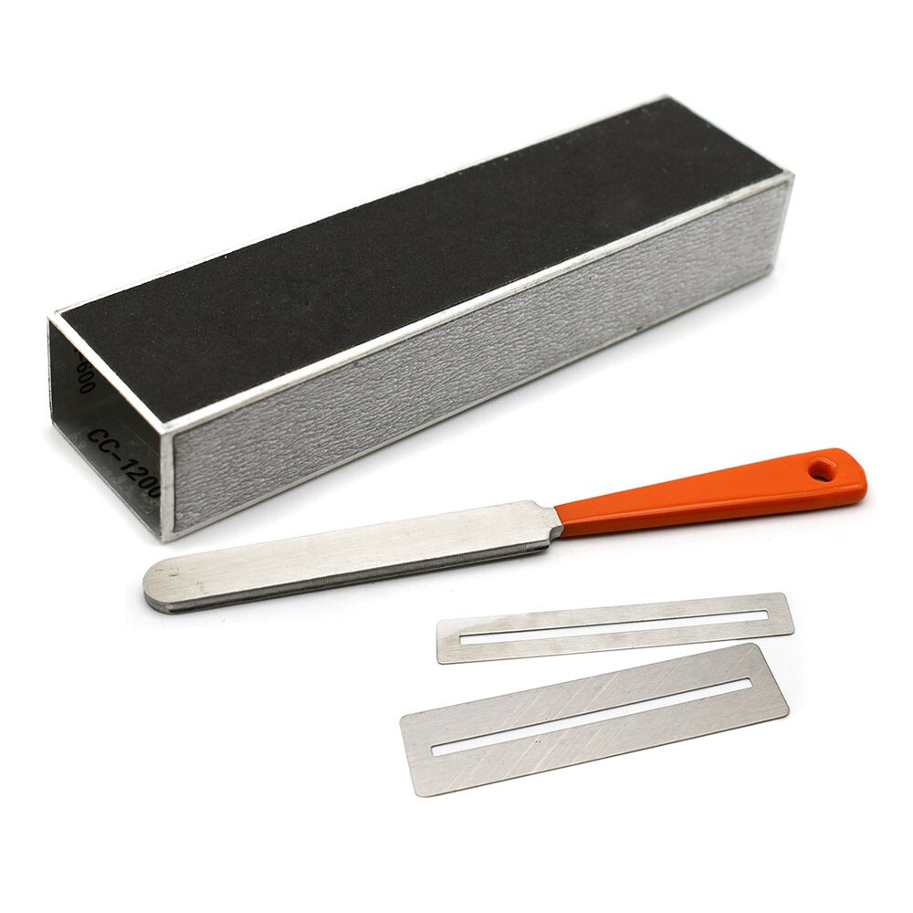 Guitar Fingerboard Luthier Tool Guitar Fret Crowning File Fret Leveling Beam Sanding Leveler Beam and guitar String Spreaders: Set A