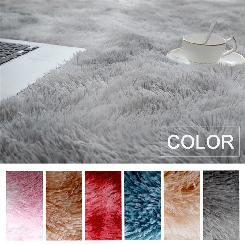 Plush Rug Fluffy Floor Carpets Thick Carpet For Living Room Window Bedside Children Bedroom Decoration Home Accessories Soft Mat