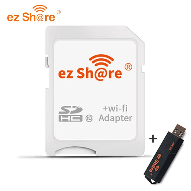 Ez Share-Adaptador de tarjeta Sd wifi class10 sdhc inalámbrico para tarjeta de memoria, lector de flash Micro Sd disponible para canon/nikon/sony DSLR