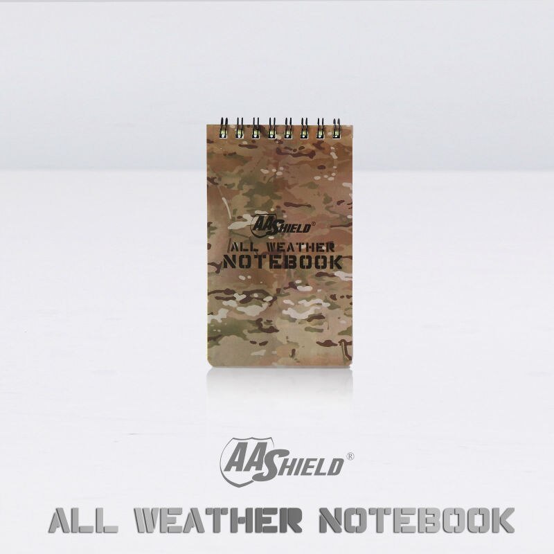 AA Shield All Weather 3 "X 5" Waterdichte Note Camo Outdoor Kaart Notebook