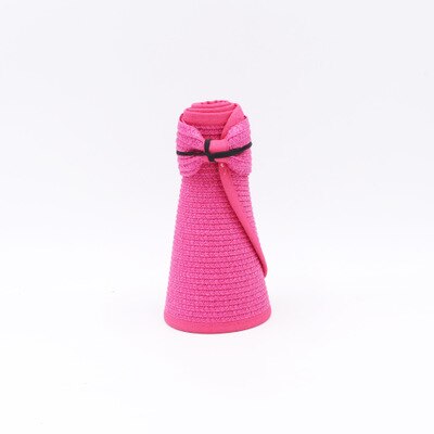 OZyc-Chapeau de soleil pliable à Large bord, pour femmes, Chapeau de plage, en paille, , , printemps été: 9