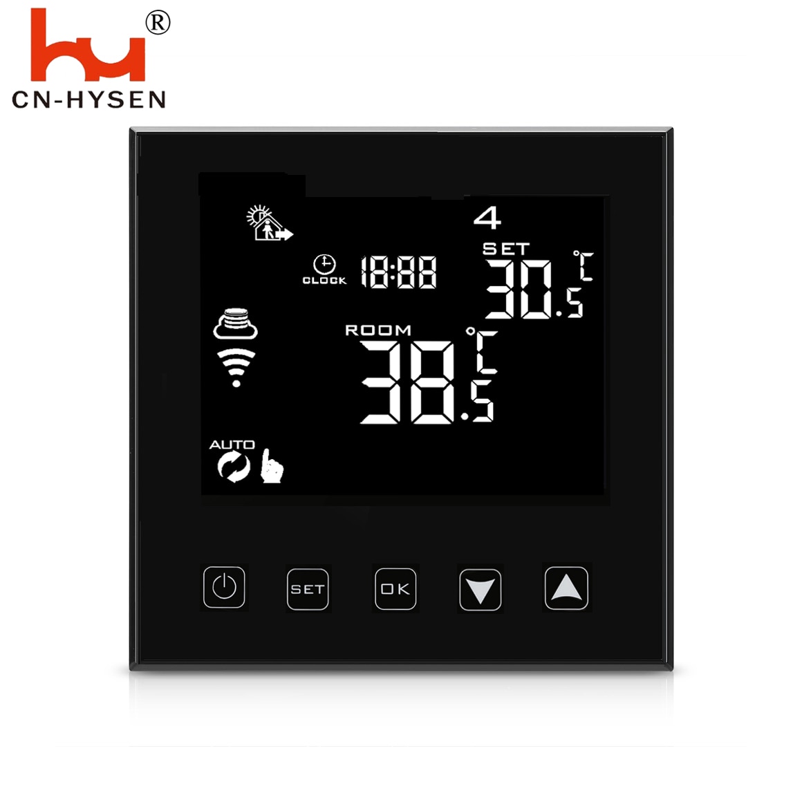 WiFi Smart Thermostat Control Water Valve, for Water Heating, Electric Heat Actuator, 7 Days Programmable Digital Thermostat