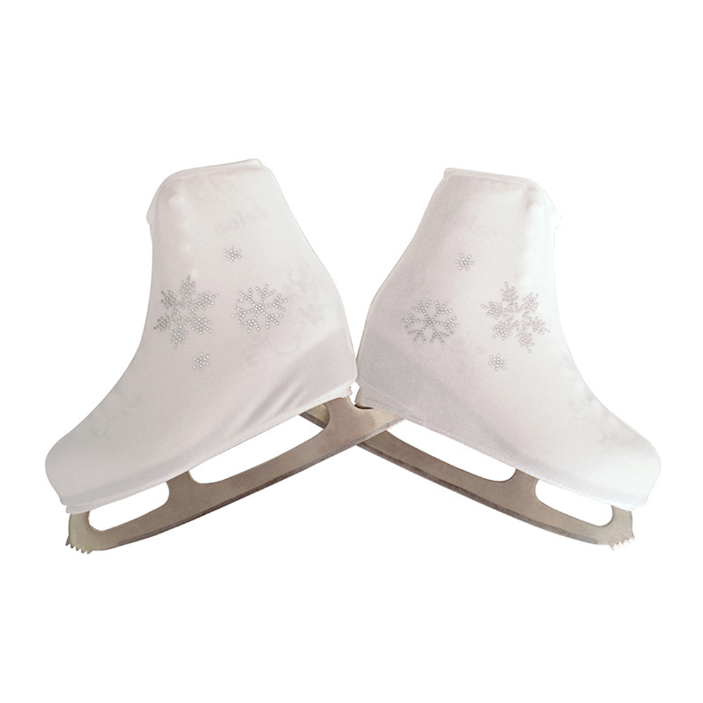 2pcs Ice Skate Boot Covers Protector for Figure Skating Velvet