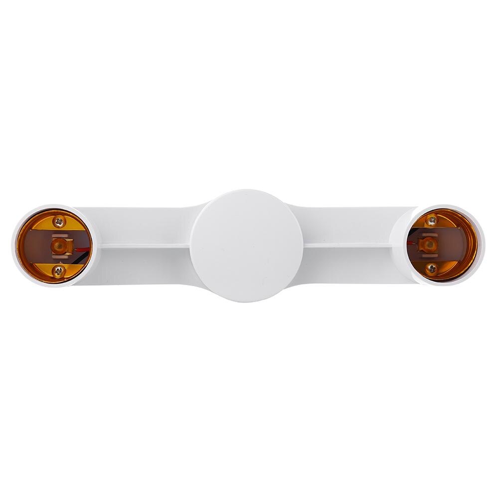 E27 glödlampssockeladapter  e27 splitter 2 strålkastarfot omvandlare ljushållare led lampa adapter omvandlare lamphållaresockel
