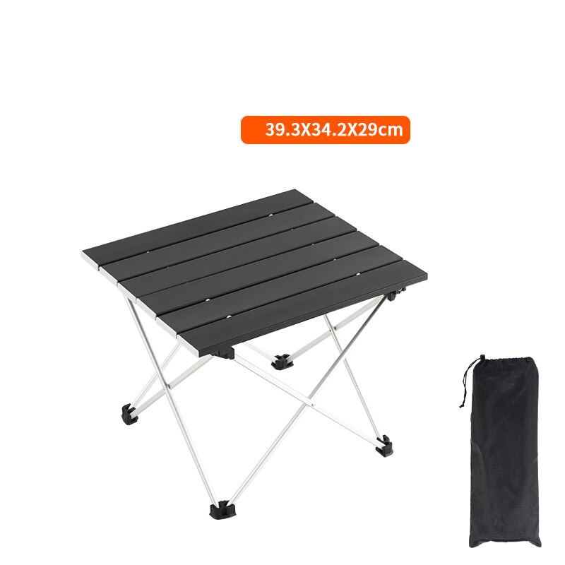 Giemza udendørs klapbord camping grill skrivebord aktiviteter sammenfoldeligt værktøj picnic kit metal store lette aluminiumsborde: S