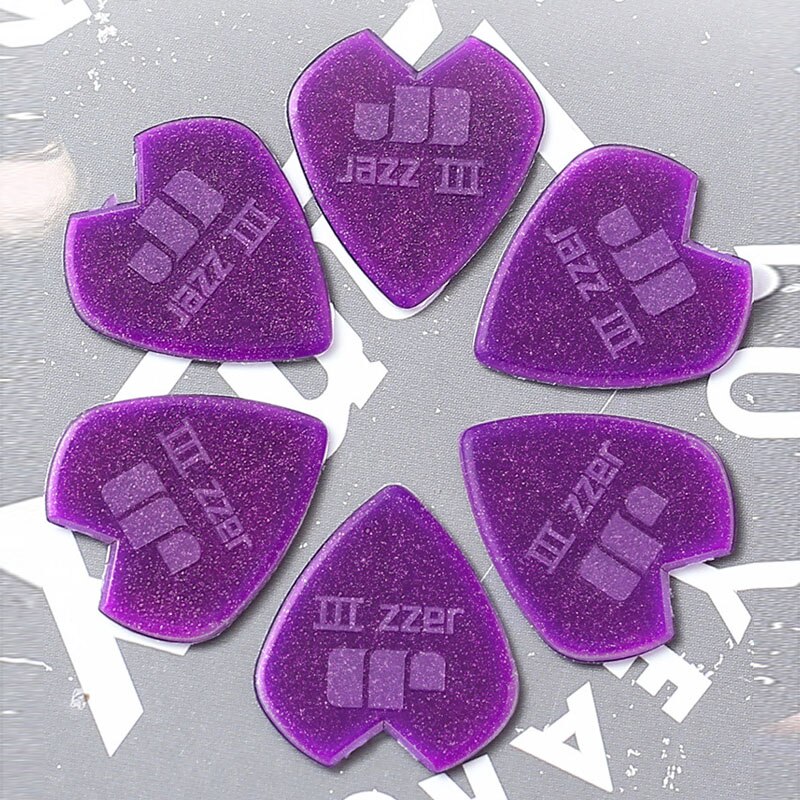 1 pc guitar picks dunlop kirk hammett signatur jazz iii 1.38mm guitar pick plectrum mediator akustiske elektriske guitar picks