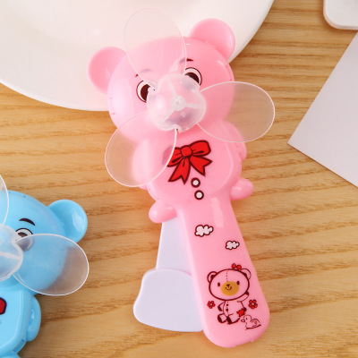 Cartoon Cubs Handdruk Ventilator - Handmatige Mini Airconditioner - Draagbare Zomer Koeler
