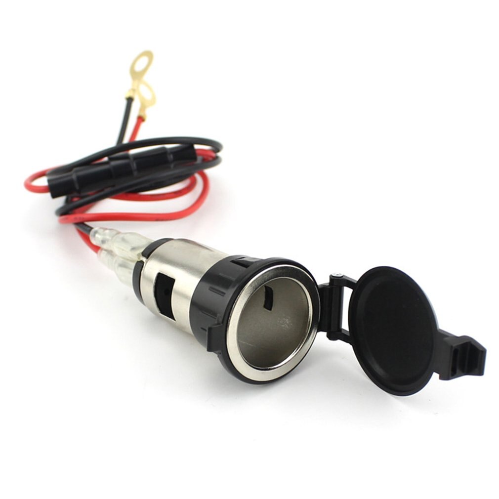 Auto metalen sigarettenaansteker type vrouwelijke stoel gps-stopcontact usb auto mobiele telefoon oplader stoel 12-24v