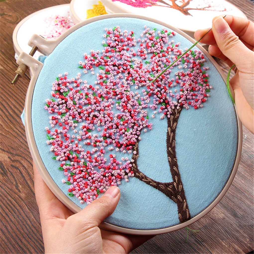 Handmade Embroidery Kit DIY Cross Stitch Material Package Home Handwork Tool for Beginner,