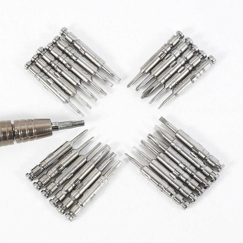 25 In 1 Mini Screwdriver Torx Tool Kit Set Fix Screwdriver Mobile Phone Laptop Glasses Repair Tool Set