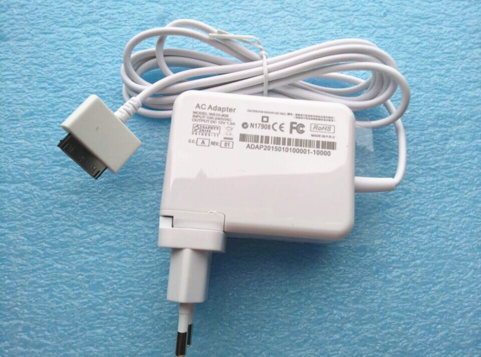 Adaptateur d'alimentation pour Acer Iconia Tab W510P W510 W511 W511P, blanc 18W, 12V 1,5 a AC, chargeur de batterie, ADP-18TB