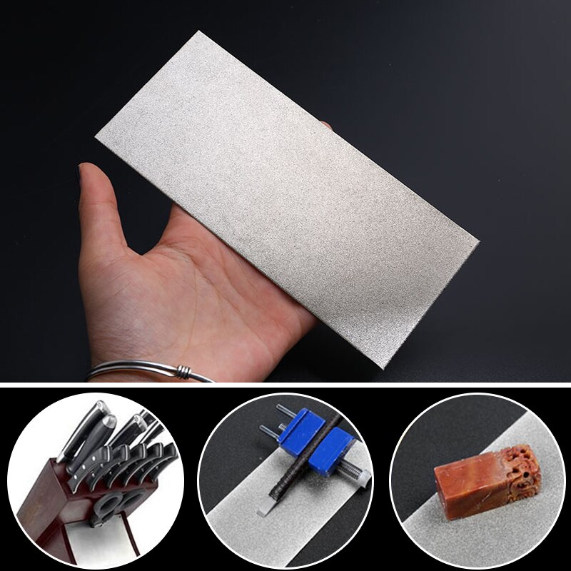Hoomall tynd diamantkniv slibning slibesten bærbare poleringskniv slibeplade slibning slibende sten