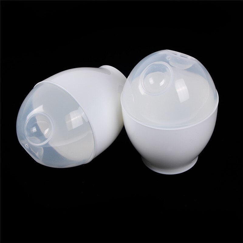 2Pcs Magnetron Ei Koken Cup Heathy Eierkoker Eierkoker Kom Eenvoudige Reiniging Stroper Gestoomde Ei Tool Keuken Accessorry