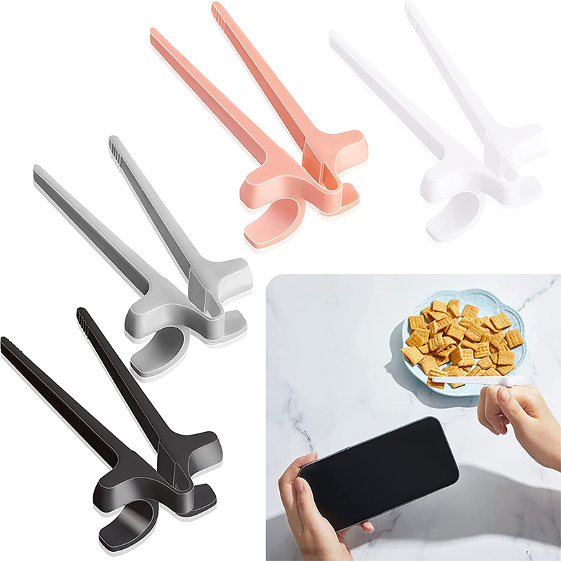Palillos de dedo 1 unidad, soporte para palillos de aperitivo, juegos de plástico para dedos, controlador de juego, entrenamiento, aprendizaje