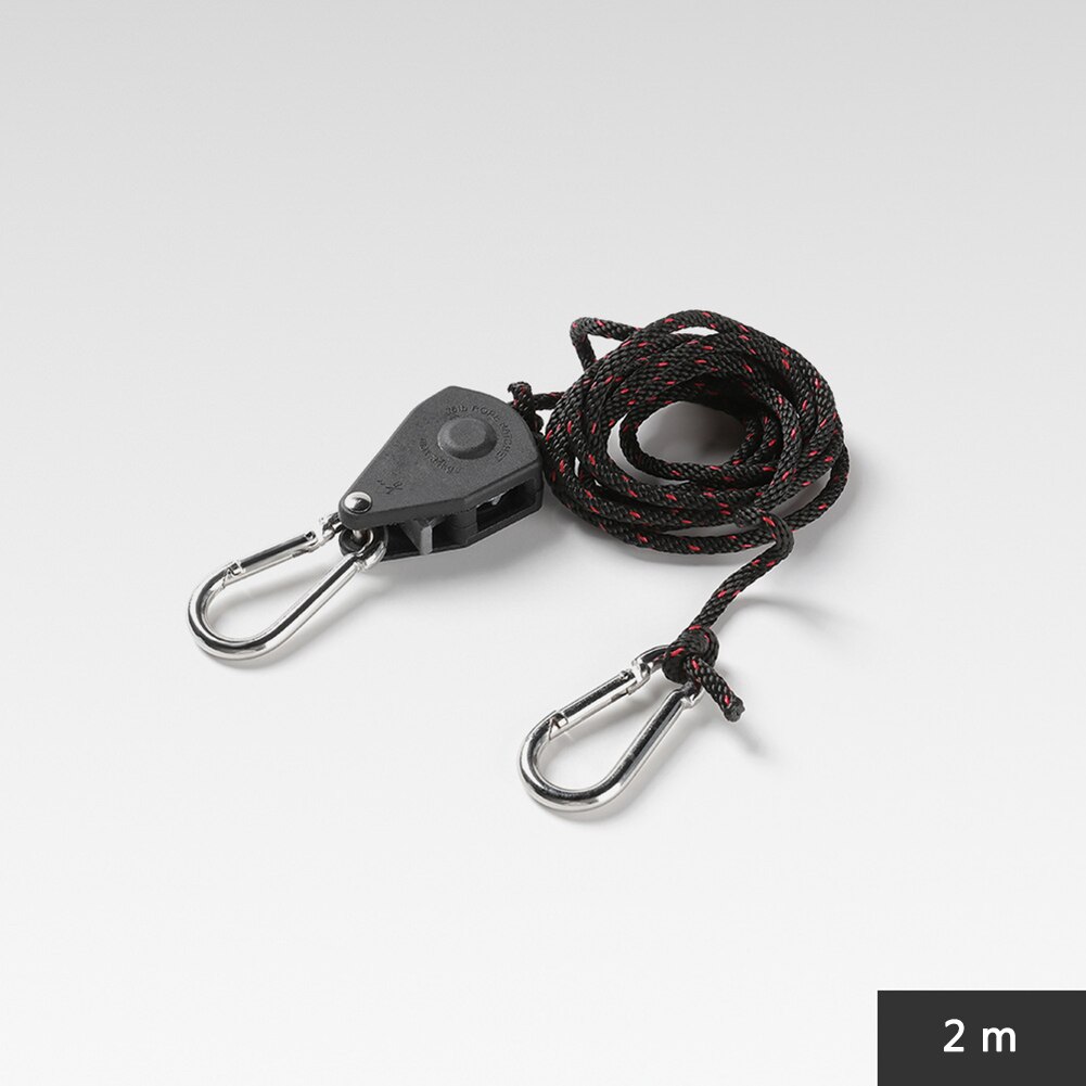 Tent Wind Touw Gesp Camping Tent Luifel Touw Katrol Ratchet Hangers Spanner Rvs Nylon Camping Tool: 2m