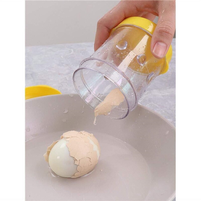 Håndrystning æggeskal skrælle æggeskal separator æggeskaller fræser fjerner hårdkogt æg saks værktøj køkken tilbehør
