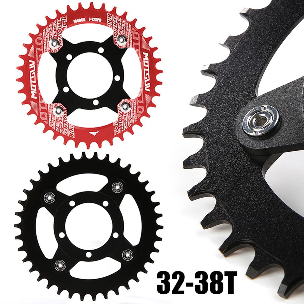 Bicycle Crankset Bafang 104BCD 130BCD Biike Motor Aluminum Alloy Chainring Chain Ring Adapter For Electric Cycling Accessories