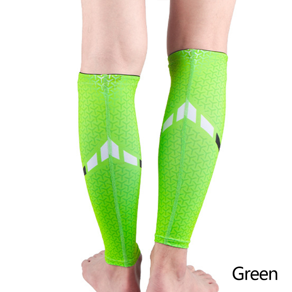 1PC Leg Sports Compression Socks Calf Compression Sleeves Runners Shin Splint Varicose Vein Calf Pain Relief Calf Guards: 1PC Green / XL