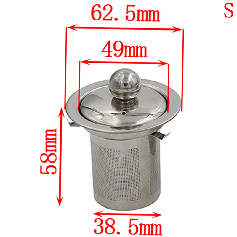 Infuseur à thé réutilisable en acier inoxydable, passoire à thé, théière en vrac, feuille de thé, filtre à épices, accessoires de cuisine, poignée