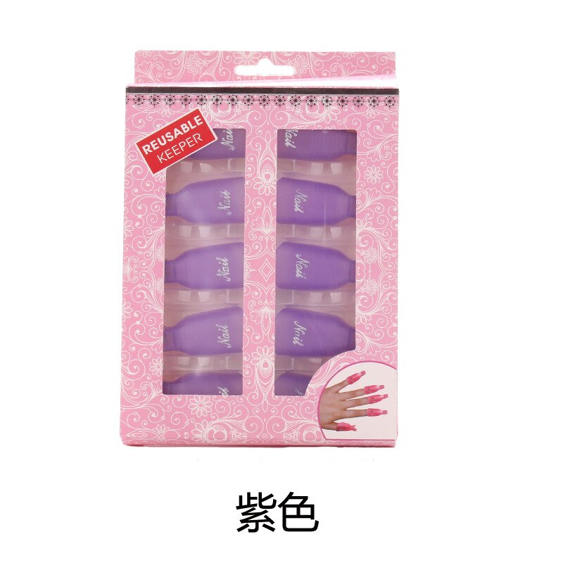 Nail Remover Clip Doos Voor Laden En Lossen Nail Sets, Nail Remover Clip, Nagel Winkel Gewijd, efficiënte En Snelle: 01-purple