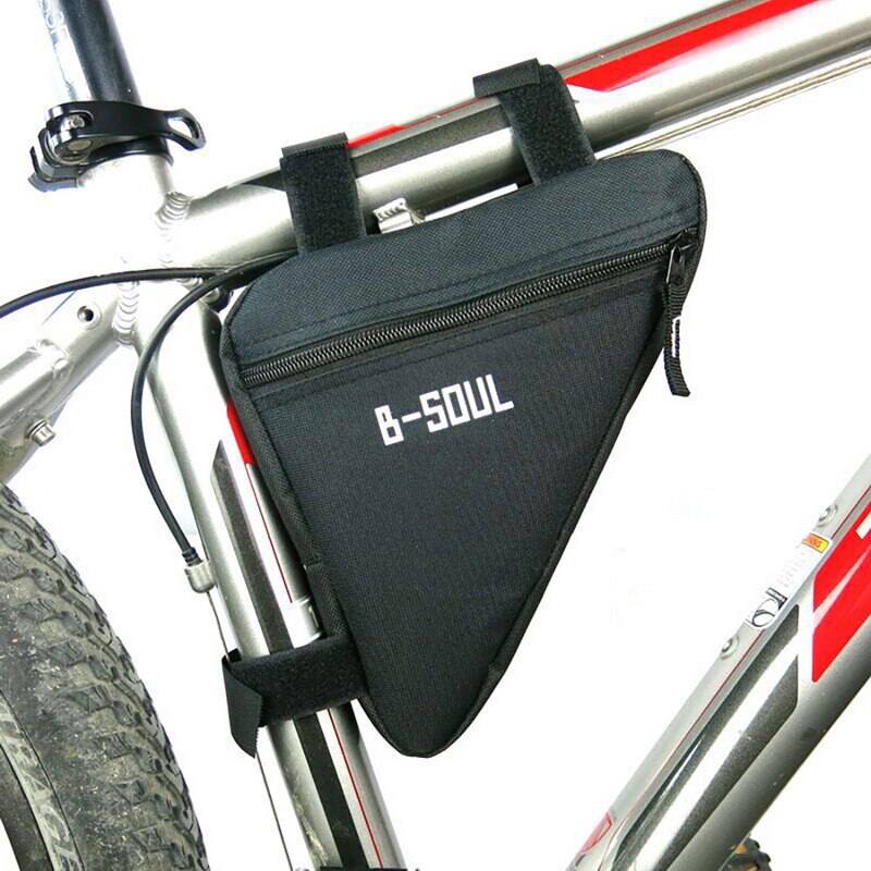 Fahrrad Fahrrad Tasche Vorne Rohr Rahmen Lenker Wasserdicht Radfahren Taschen Dreieck Beutel Rahmen Halfter Fahrrad Zubehör: Schwarz