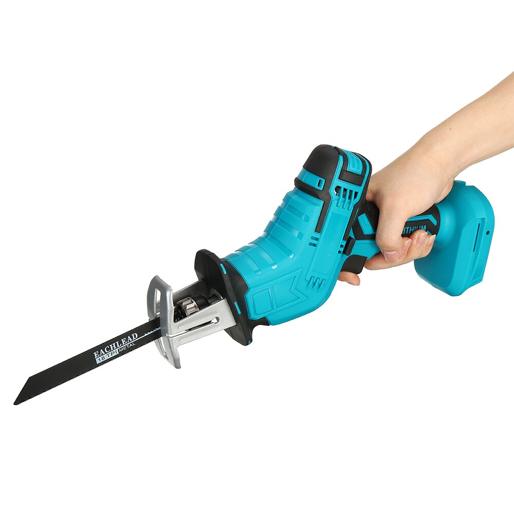 88V Cordless Reciprocating Saw Adjustable Speed Chainsaw Wood Metal PVC Pipe Cutting Reciprocating Saw Garden Power Tool