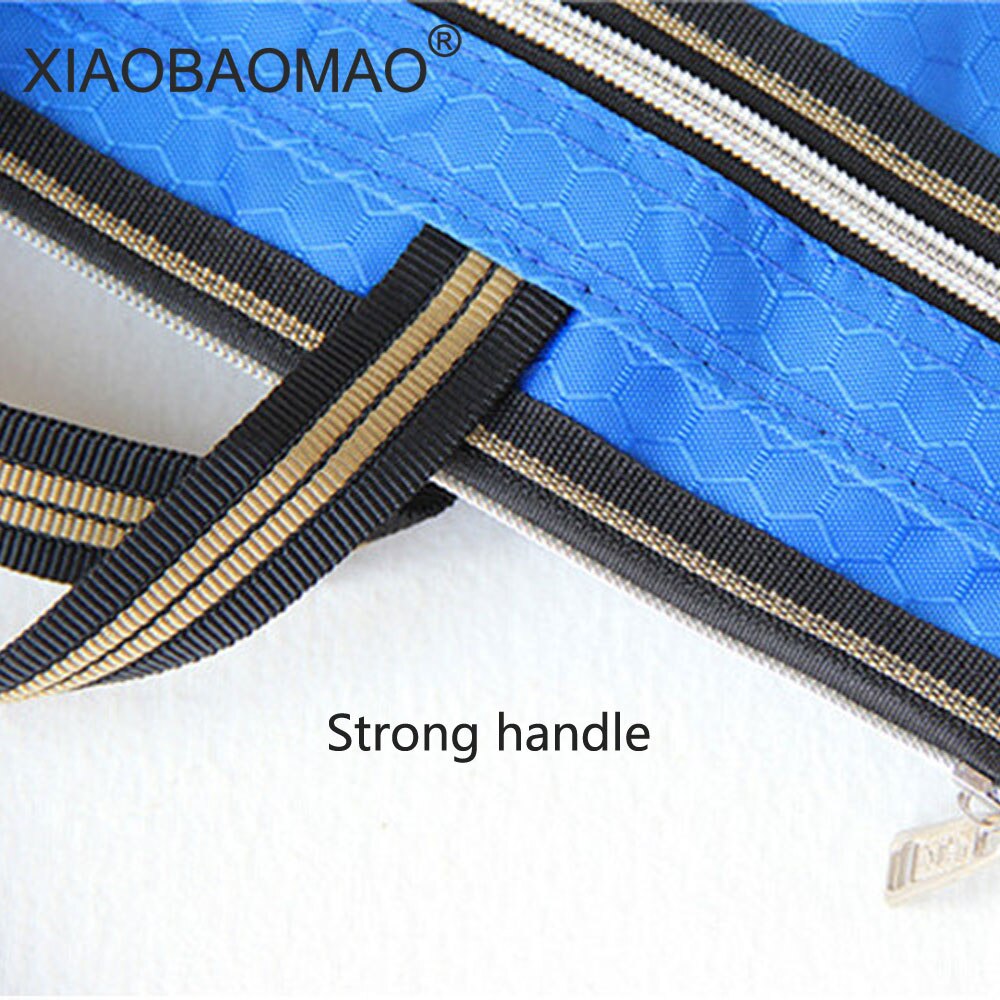 Large capacity file organizer A4 document bag zipper bag office school paper file folder